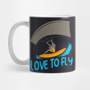 Kiteboard Kitesurfer gift Mug